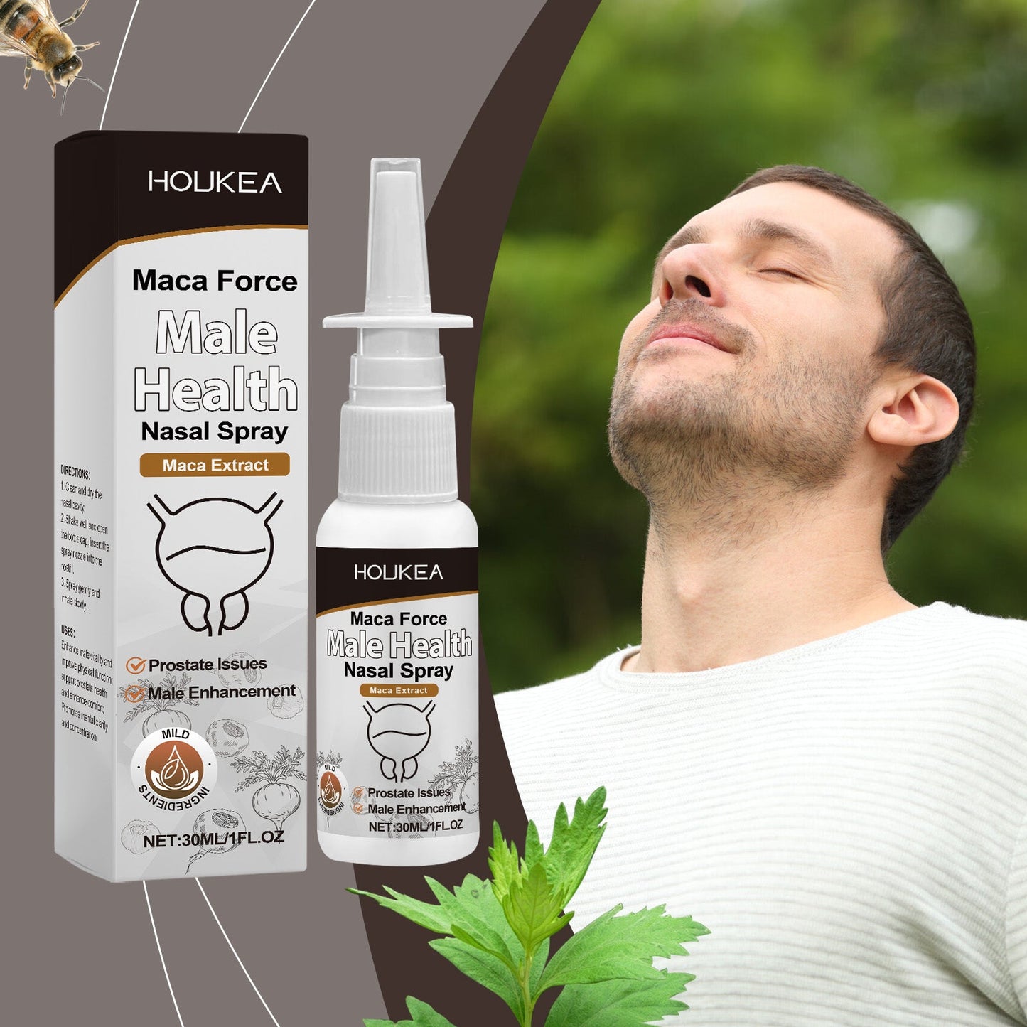 Men's Treatment Spray Men's Daily Exercise Body Relief Discomfort Mild Ingredient Comfort Spray