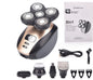 Multifunctional 5-Head Shaver Rechargeable Razor Water Washing Bald Head Machine Five-In-One Razor