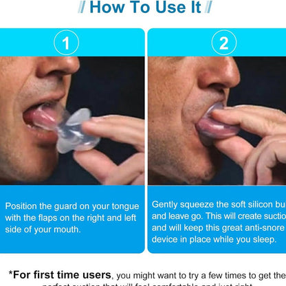 Anti snoring tongue sleeve device, anti snoring device, tongue silicone anti snoring respirator, sleep apparatus