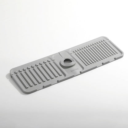 Heighten slope drain mat faucet sink splash mat drain mat pool non slip soap mat splash mat