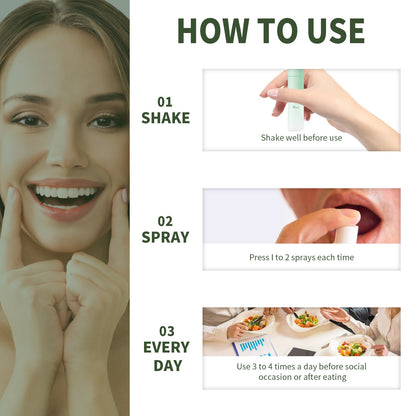Probiotic Breath Freshener, Removes Bad Breath And Leaves Fragrance Probiotic Freshness Instant Mouth Spray