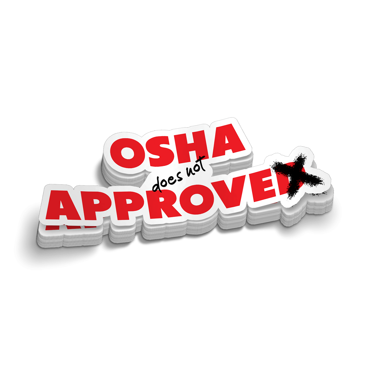 OSHA Hard Hat Decal
