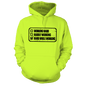 Working Hard - Safety Yellow Hoodie