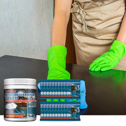 Kitchen Cleaning Effervescent Tablets, Clean The Kitchen Stove Sink Range Hood Stubborn Dirt Effervescent Tablet