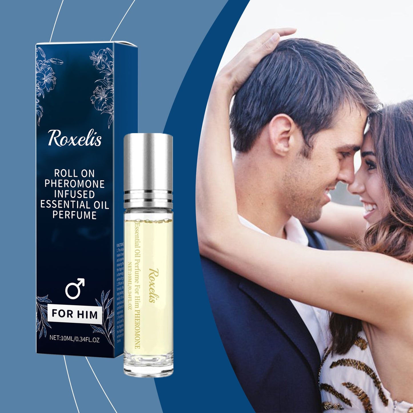 Men's Ball Perfume Fresh Natural Light Fragrance Lasting Fragrance Portable Elegant Ball Design Perfume