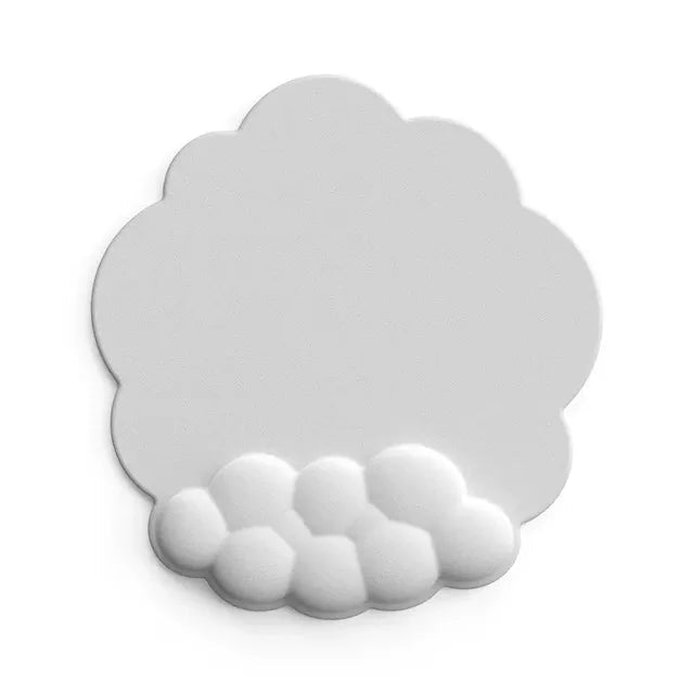 Mouse pad with wrist rest keyboard cloud anti-slip memory foam desktop office gamer mouse wrist rest