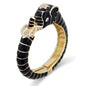 European and American fashion jewelry elephant enamel oil drip alloy open bracelet