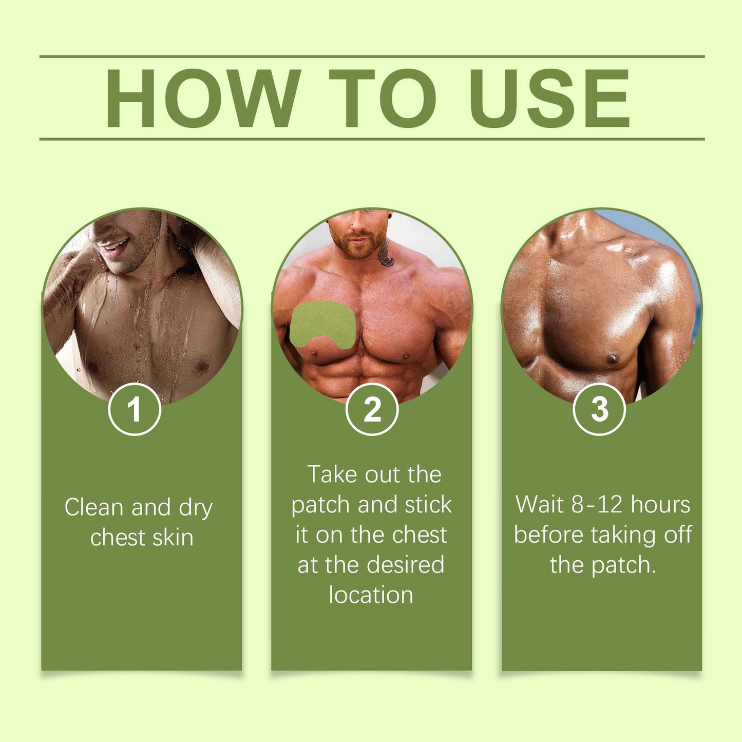 Men's Breast Care Adhesive Firming Skin To Lift Contour Men's Chest Care Shaping Adhesive