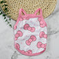 Pet supplies pet clothes cute fruit camisoles tank tops breathable pet sunscreen mosquito and insect repellent products