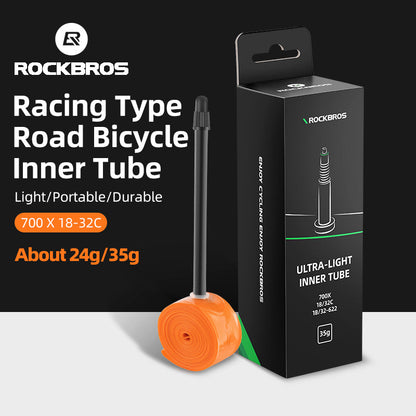 ROCKBROS Bike Inner Tube 700x18/32C Super Light 24/35g  TPU