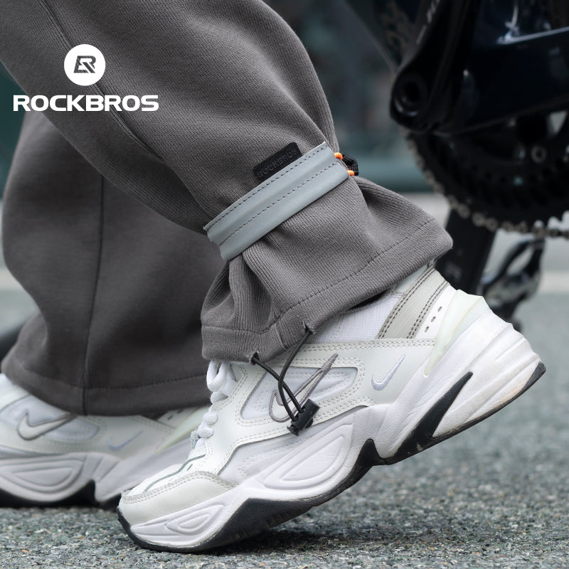 ROCKBROS Adjustable Elastic Reflective Trouser Strap for Cycling Safety