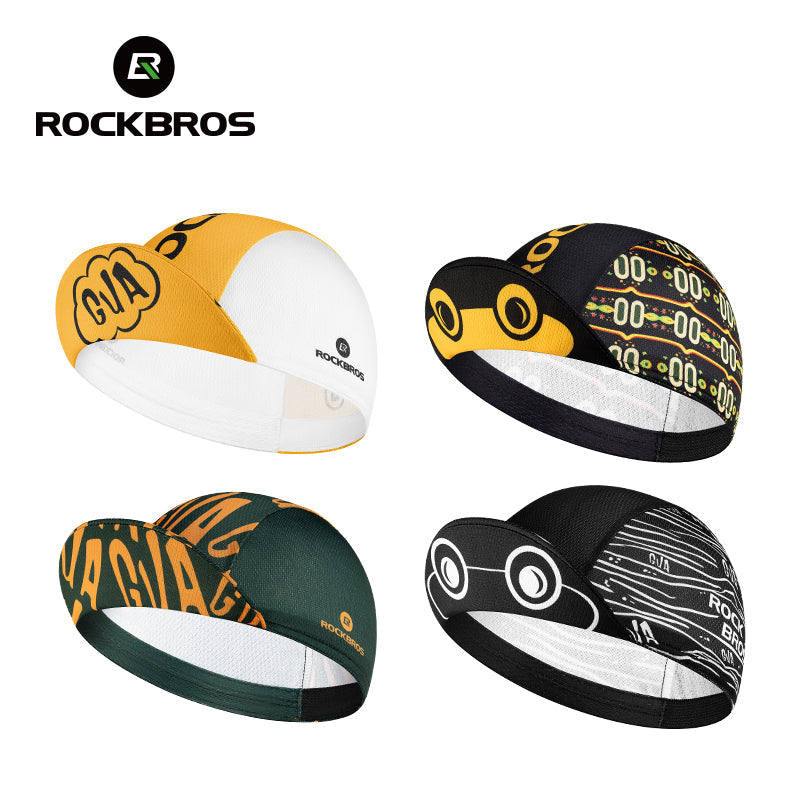 ROCKBROS Lightweight Frog Cycling Cap Breathable, UV Protection, Flip-up Brim Helmet Compatible