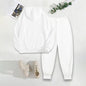 Women's Solid 2-Piece Set Letter Print Hoodie With Pocket