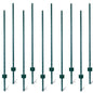 Fence posts ranging from 5 feet to 10 bags, heavy-duty metal fence posts with U-shaped grooves