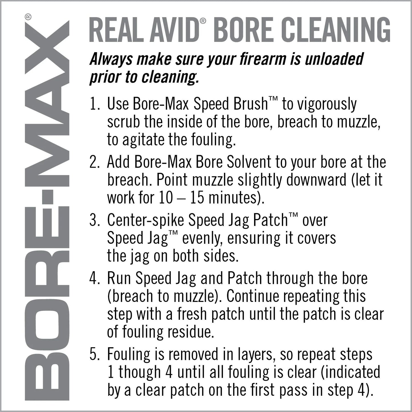 Bore-Max Speed Brushes Multi-Cal Pack
