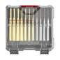 Accu-Punch® 11-Piece Standard Brass & Steel Pin Punch Set