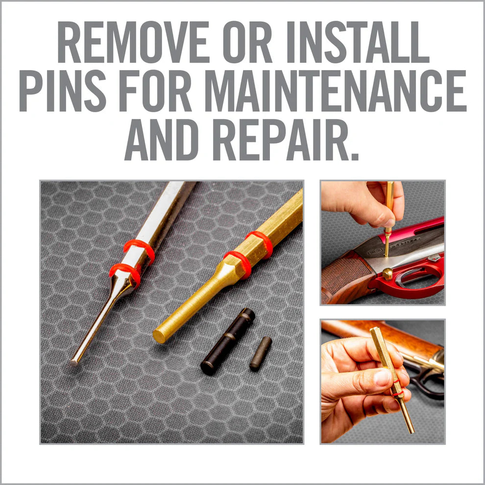 Accu-Punch® 11-Piece Standard Brass & Steel Pin Punch Set