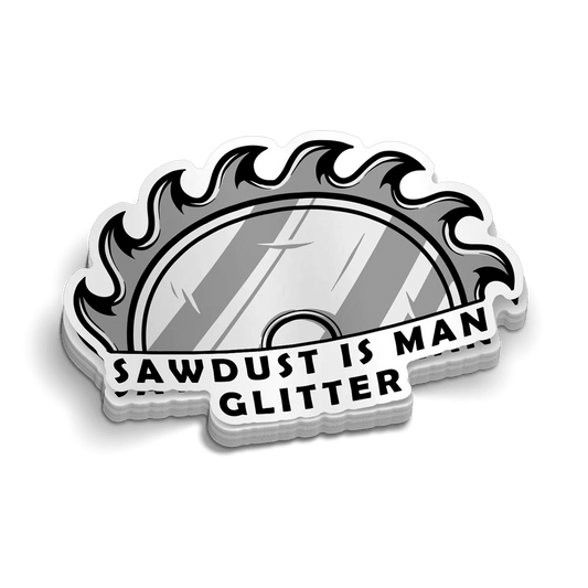 Sawdust - Hard Hat Decal