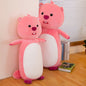 Super cute beaver long doll cute beaver headboard pillow super soft one-piece pillow gift