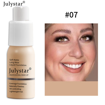 Liquid Foundation Concealer Long-Lasting Moisturizing Oil Control BB Cream Foundation Makeup