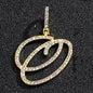 Hip hop accessories grass letter pendant melon seed buckle Cuban chain accessory