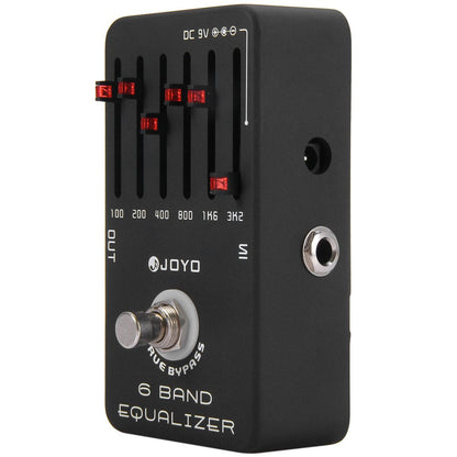 JOYO JF - 11 True Bypass Design 6 Band EQ Equalizer Guitar Effect Pedal with Aluminum Alloy Casing