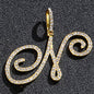 Hip hop accessories grass letter pendant melon seed buckle Cuban chain accessory