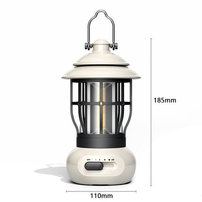 Camping Ligjt Outdoor  Ambience Lighting Camping Light Vintage Horse Light Gift USB Charging Tent Camp Lamp