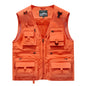 Men’s Summer Tactical Vest: 14-Pocket, Mesh, Ideal for Hiking, Fishing, Photography & Work