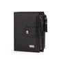 Anti-Theft Brush Business Leather Thin Short Men's Wallet Zipper Wallet Money Ticket Holder