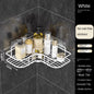 Bathroom Storage Rack Toilet Washroom Wall-Mounted Hole-Free Multi-Functional Iron Mesh Long Strip Organizer