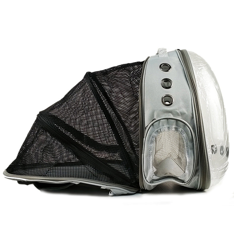 Cat Bag Panoramic Space Capsule Space Bag Pet Bag Portable Backpack Porous Breathable And Light Proof Expandable Cat Bag