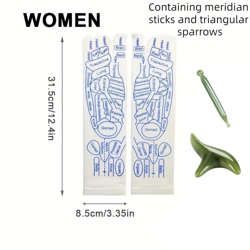 Warp socks English acupoint socks meridian socks massage socks