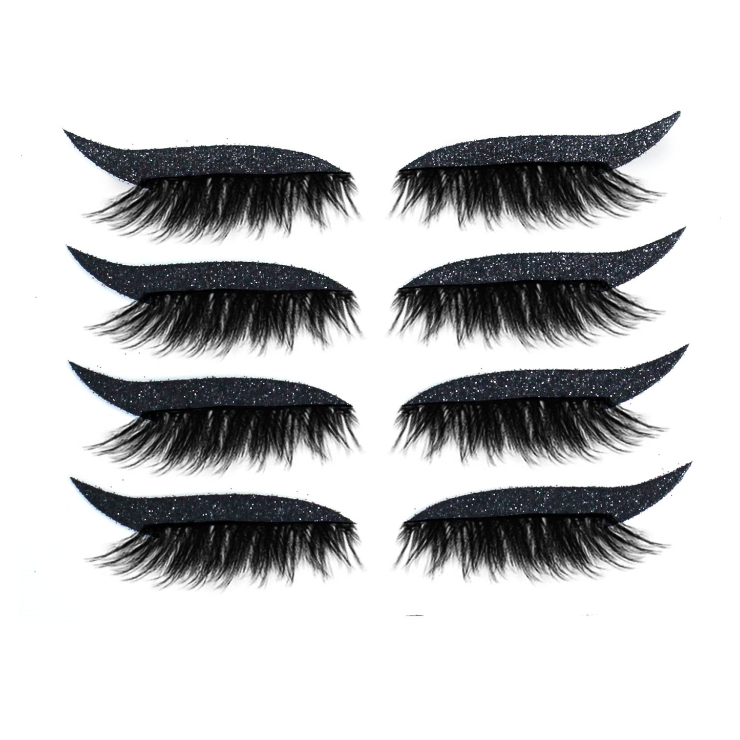 New Glitter Self-Adhesive Eyeliner Eyeshadow Sticker Double Eyelid False Eyelashes Waterproof Party Eye Makeup Sticker