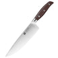 XINZUO Kitchen Tools 6 PCS Kitchen Knife Set of Utility Cleaver Chef Bread Knife High Carbon German Stainless Steel Knives sets
