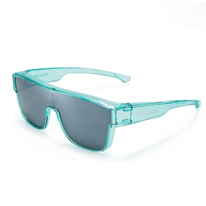 ROCKBROS Polarized Fit Over Glasses UV400 Sunglasses Wrap Around for Men Women