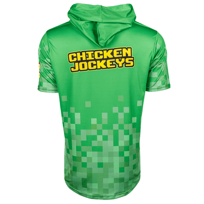 Chicken Jockeys Baseball HyperMAX Short Sleeve Hoodie