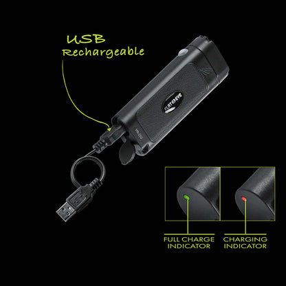 FLATEYE™ Rechargeable FR-280 Flashlight – 280 Lumens