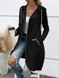 Street Zip Hooded Velvet-Lined Sweatshirt Women | Cozy Streetwear