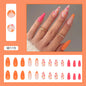 Finished manicure patches, wearable nails, drop-shaped manicure patches, contrasting color combinations