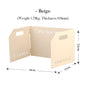 Outdoor stove enclosure wind shield camping wind shield shielding plate cassette stove folding gas stove stove wind shield