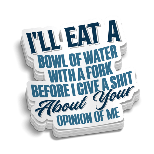 Opinion Of Me - Hard Hat Decal