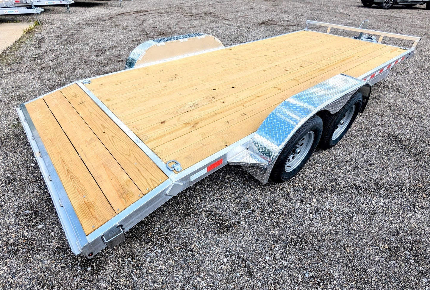 Silver Ox 7k Aluminum Car Hauler Trailer 20+2 - 22ft Overall Deck