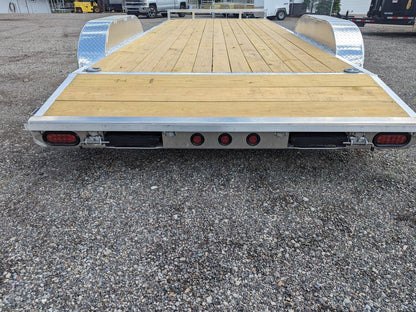 Silver Ox 7k Aluminum Car Hauler Trailer 20+2 - 22ft Overall Deck