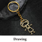DIY Cutsom Drawing Art Necklaces Personalized Stainless Steel Kids Artwork Logol Pendant Jewelry Gifts for Family Children