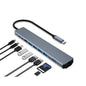 Ten in One Expansion Dock Type-C to HDMI 4K 100Mbps Ethernet Port Laptop Expansion Dock USB Hub