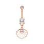 Navel Ring Creative Bat Bee Navel Buckle Navel Ring Body Piercing Jewelry