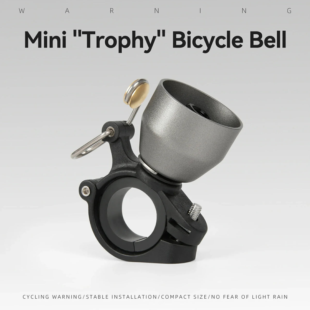 Vintage Trophy-Shaped Copper Alloy Bell