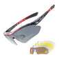 ROCKBROS-Slim Polarised Sports Sunglasses With 4 Interchangeable Lens