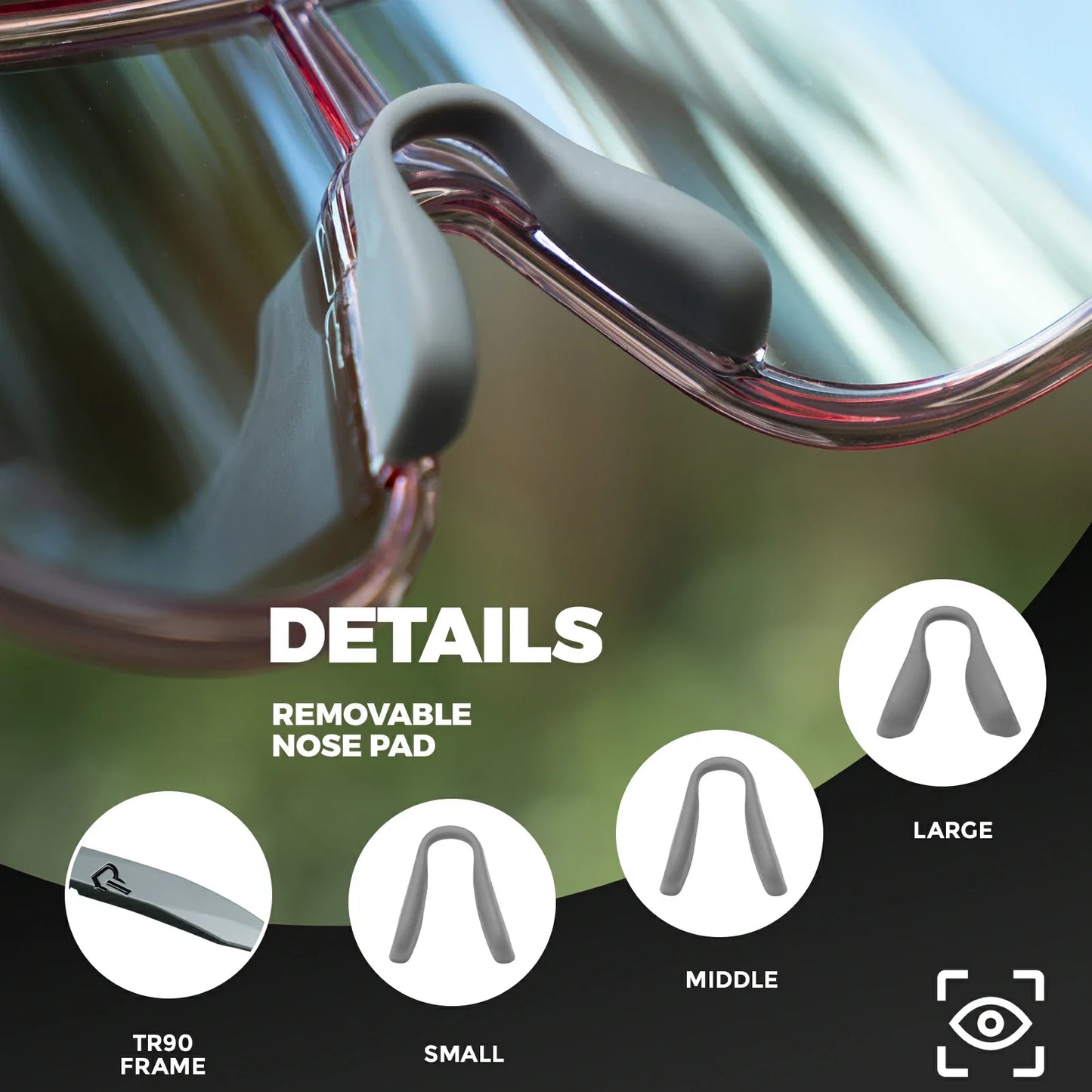 ROCKBROS Cycling Sunglasses Photochromic Polarized Sports Glasses UV400 Unisex